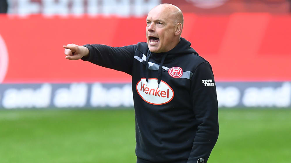 Hat bald Klarheit über seine Zukunft: Düsseldorfs Trainer Uwe Rösler.
