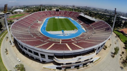 Das Nationalstadion in Santiago de Chile. 2015 gewann Chile hier die Copa America.