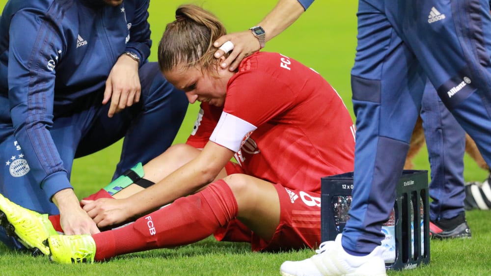 Verletzungsbedingte Absage: Melanie Leupolz am Freitag im Spiel gegen Frankfurt.