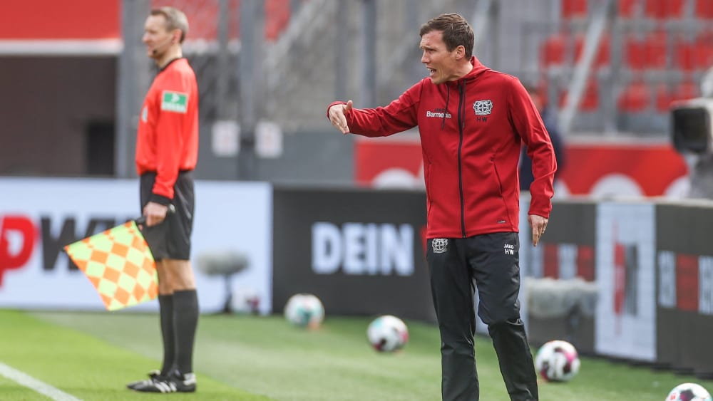 Will auch sein zweites Spiel als Leverkusen-Trainer gewinnen: Hannes Wolf.