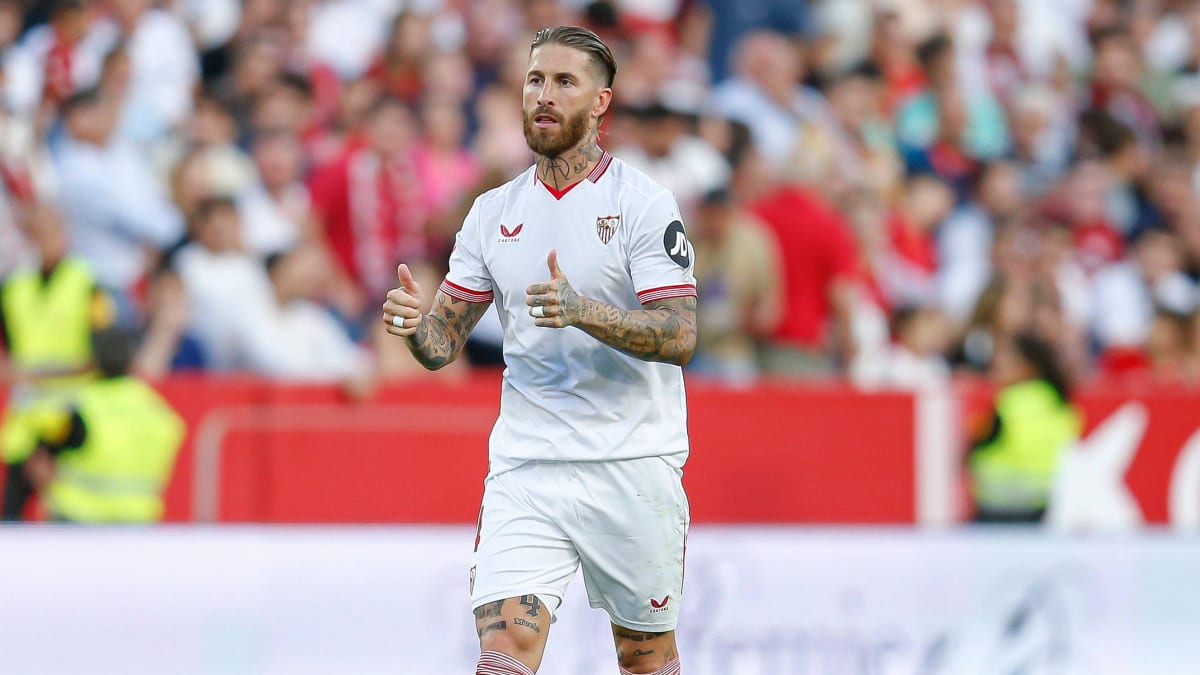 Sergio Ramos freut sich 