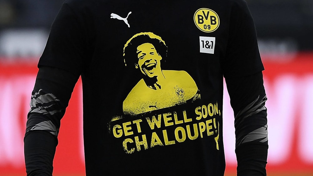 Genesungswünsche: Mitte Januar schickten die BVB-Spieler Grüße an Axel Witsel.