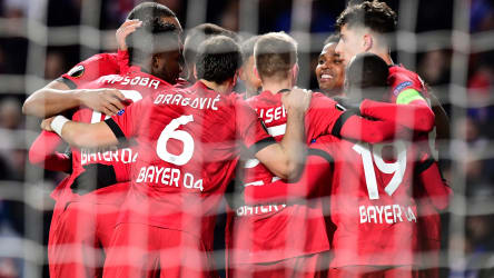 Bayer 04 Leverkusen spielt im Europa-League-Achtelfinale gegen die Glasgow Rangers.