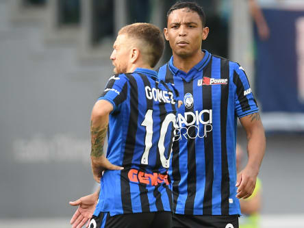 Luis Muriel (rechts) und Papu Gomez