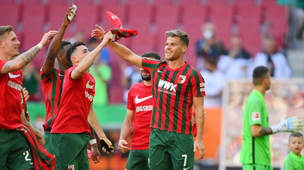Augsburgs Matchwinner: Florian Niederlechner