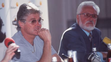 Trainer Friedel Rausch und Präsident Michael A. Roth