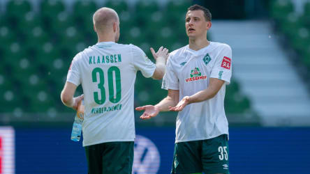 Maximilian Eggestein (r.) mit Davy Klaassen
