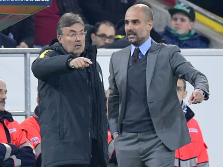 Domenec Torrent und Pep Guardiola