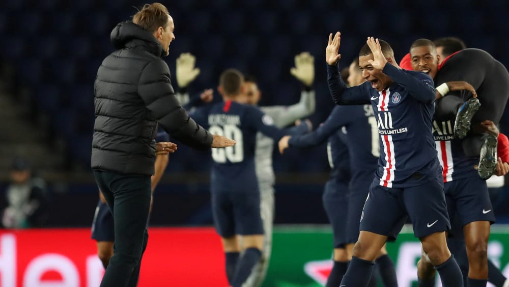 Jubel in Paris: Thomas Tuchel, Kylian Mbappé & Co. sind Meister.