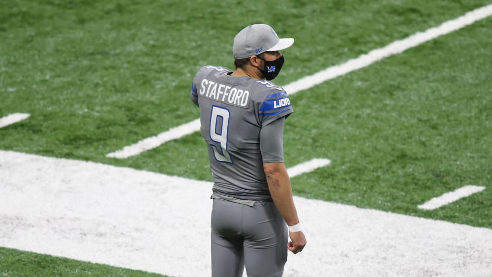 Verabschiedet sich nach vielen Jahren aus Detroit - und sucht nach einer neuen Aufgabe: Top-Quarterback Matthew Stafford.
