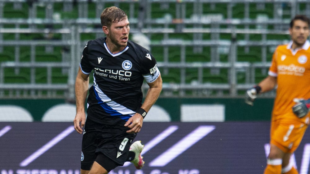 Bei der Torausbeute ist noch Luft nach oben: Fabian Klos und die Arminia.