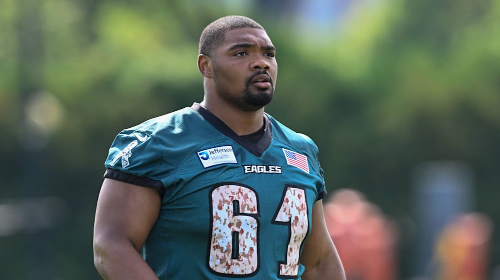 Ungewöhnliche Maße, große Chance: Willie Lampkin soll in London in die umgebaute Eagles-Line rücken.