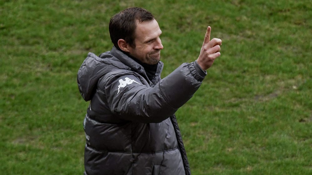 Der Mainzer Trainer Bo Svensson durfte seinen ersten Heimsieg bejubeln.