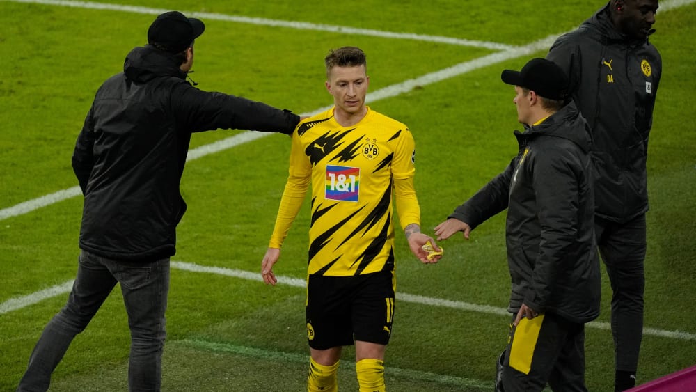 Sah ein klares Foul an Emre Can: Dortmunds Kapitän Marco Reus.