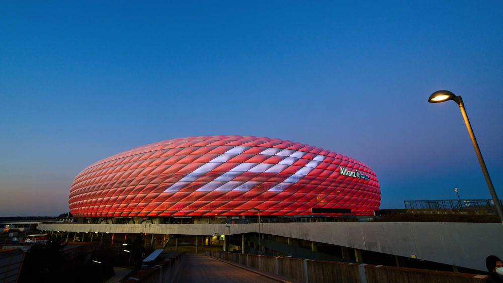 Finden hier EM-Spiele statt? Die Allianz-Arena in München.