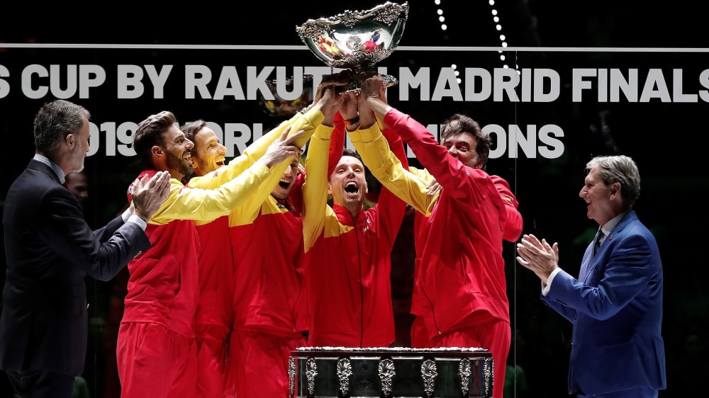 Im November 2019 trug sich Spanien als letzte Nation in die Siegerliste des Davis Cup ein.