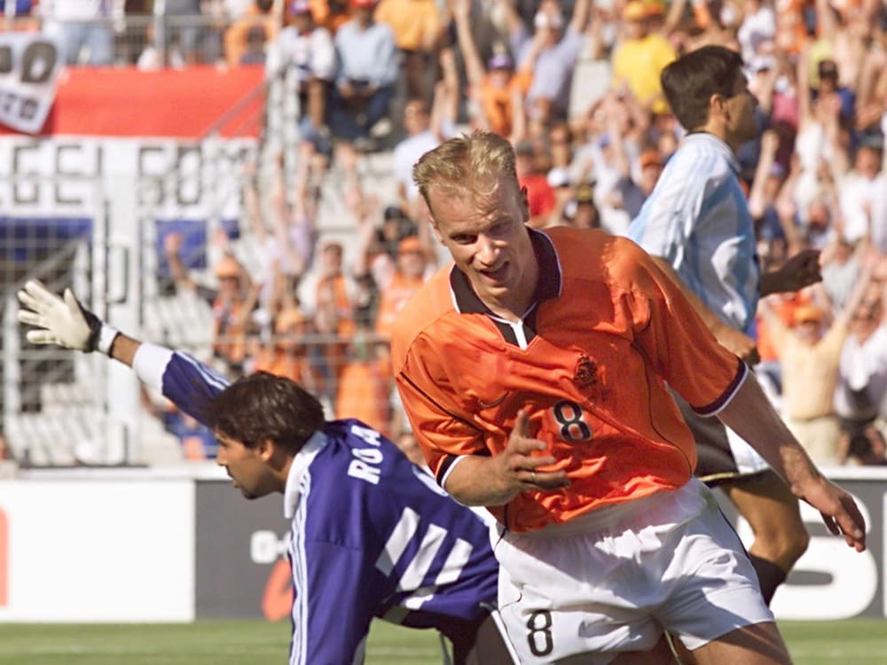 Dennis Bergkamp: Sein schönstes Tor gegen Argentinien 1998 - kicker
