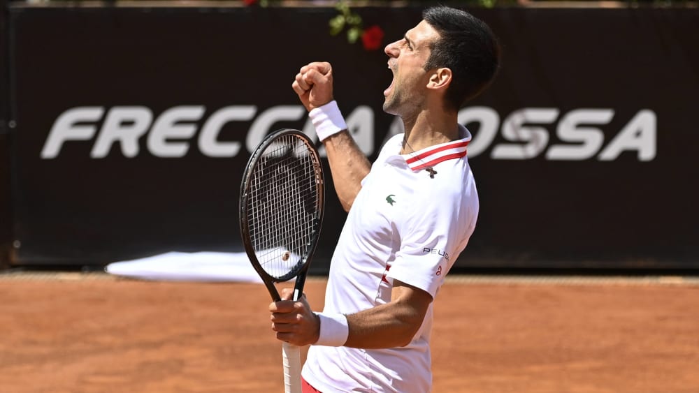 Freudenschrei: Novak Djokovic.