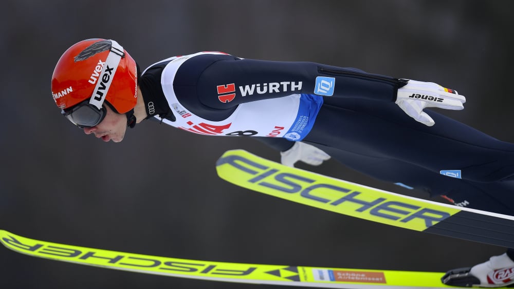 Gute Haltung, guter Flug in Rasnov: Constantin Schmid ist bei der WM dabei.