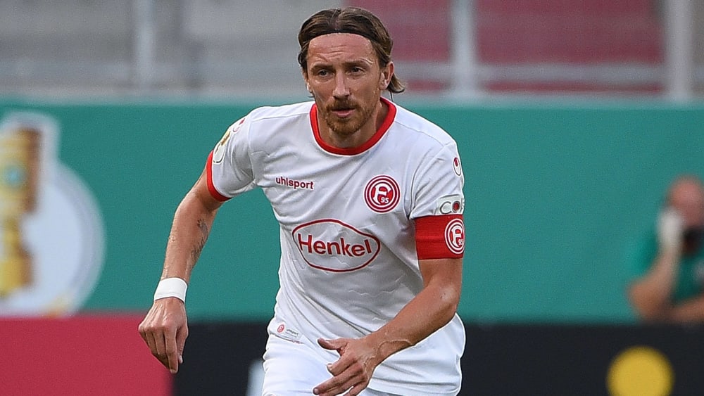 Düsseldorfs Kapitän Adam Bodzek ist sich der Erwartungshaltung der Fans bewusst.