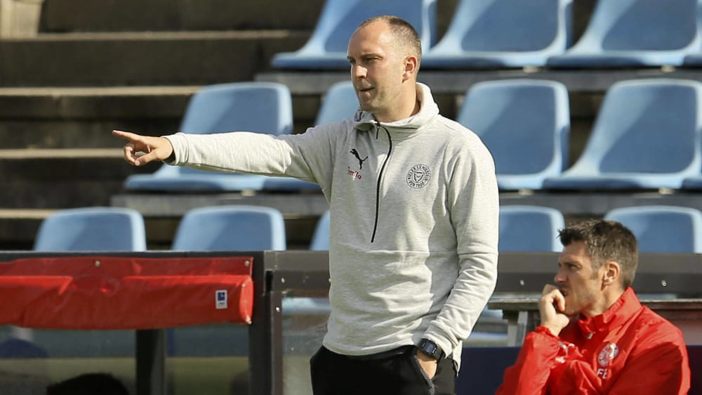 Kiels Trainer Ole Werner war mit seiner Defensive sehr zufrieden.
