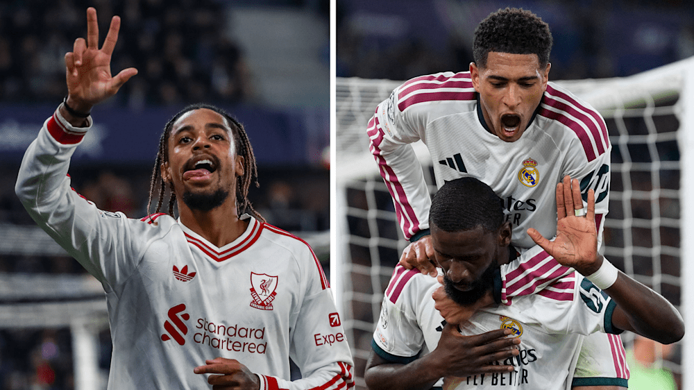 Während Bradley Barcola (li.) ein Dreierpack gelang, trug auch Antonio Rüdiger (re.) zum neuen CL-Rekord bei.