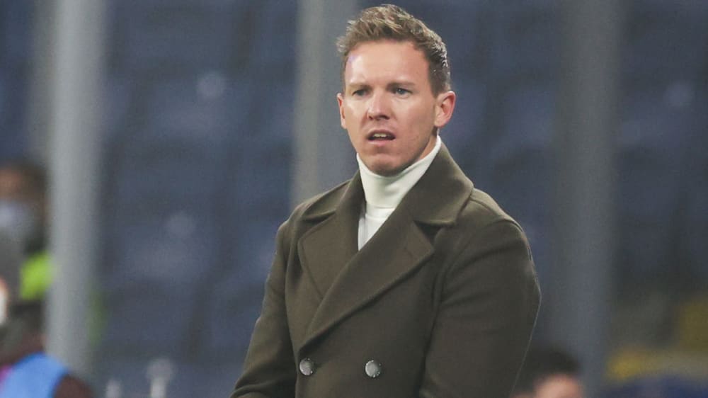 Balance-Akt vor dem Topspiel in München: Leipzigs Trainer Julian Nagelsmann.