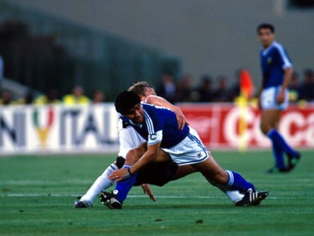 Diego Maradona und Guido Buchwald