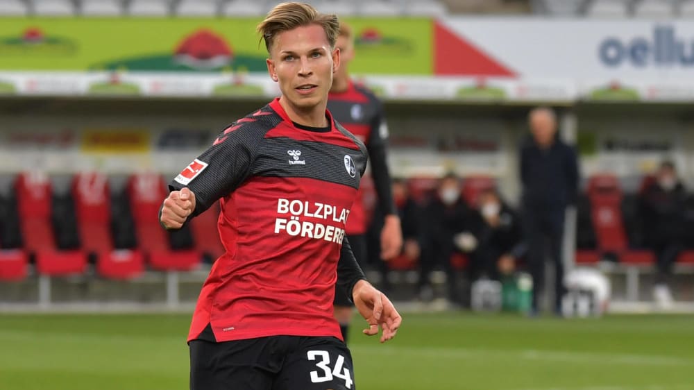 Lino Tempelmann vom SC Freiburg hat das Interesse des 1. FC Nürnberg geweckt.