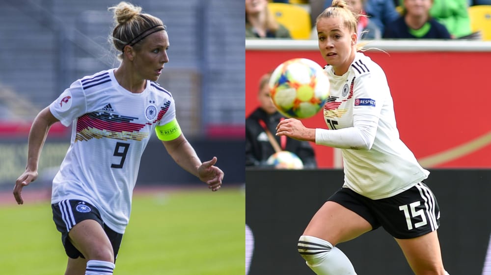 Svenja Huth und Giulia Gwinn sind für den Algarve Cup nominiert.