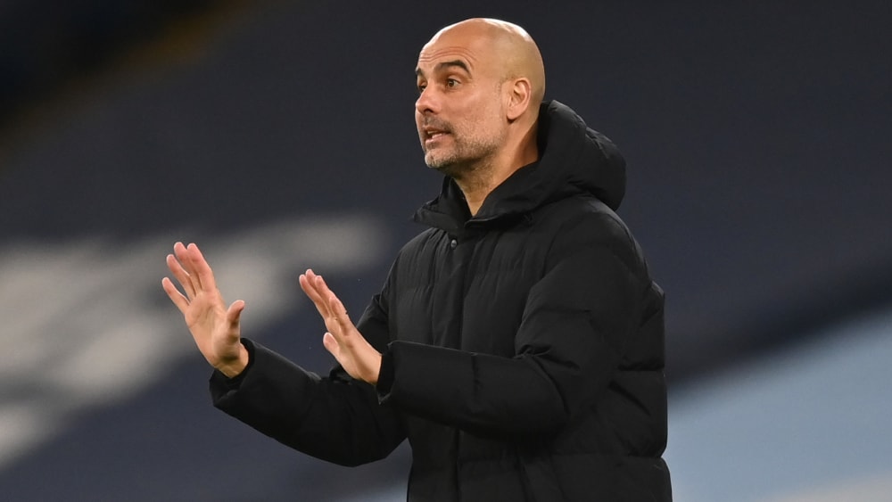 Erleichtert nach dem knappen Sieg gegen Dortmund: Pep Guardiola.