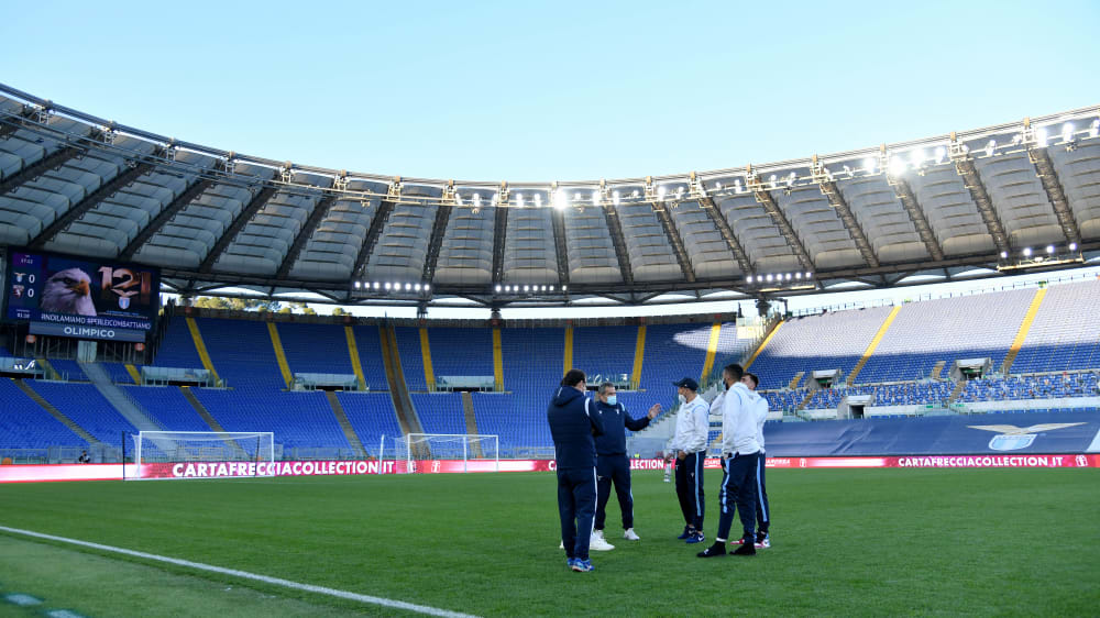 Das Stadion war bereit, Lazio ebenso, nur von Turin gab es keine Spur.