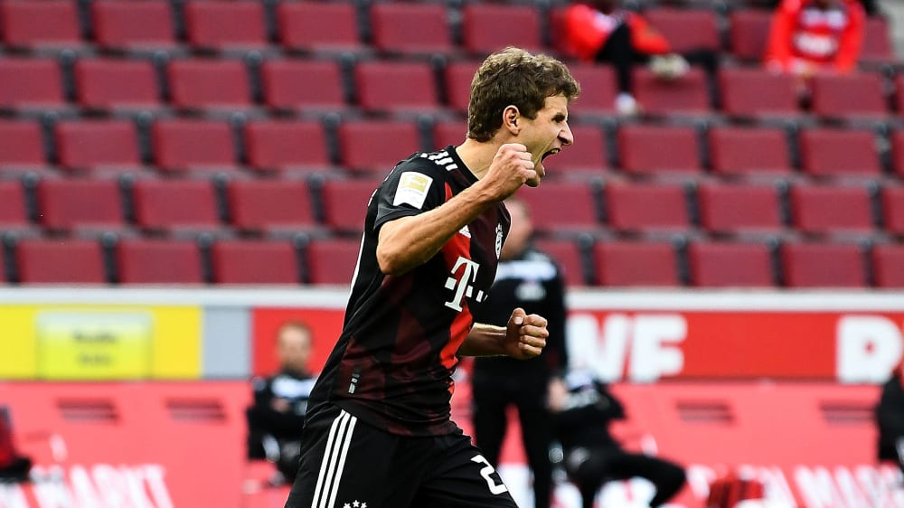 Sprach nach dem 2:1 in Köln von einem "Arbeitssieg": Thomas Müller, Schütze des Führungstreffers.