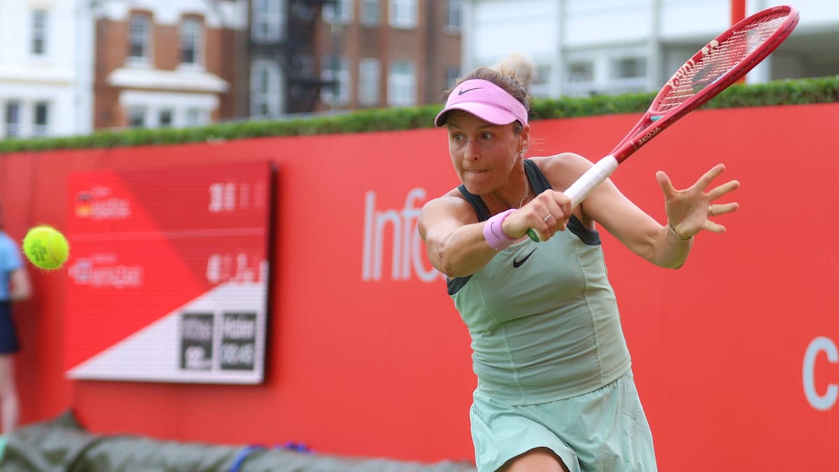 Maria startet im Queen's Club erfolgreich in die M