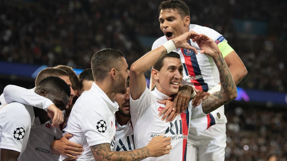 Gefeierter Torschütze: Angel di Maria.