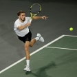 Was geht im Davis Cup? Oscar Otte im Spiel gegen den Belgier David Goffin.