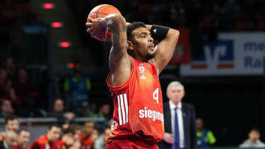 Xavier Rathan-Mayes (FC Bayern Basketball, 04), GER, FC Bayern Basketball vs. Telekom Baskets Bonn, Basketball, easycredit Basketball Bundesliga, 15. Spieltag, Saison 2025 2026, 11.01.2026, GER, FC Bayern Basketball vs. Telekom Baskets Bonn, Basketball, easycredit Basketball Bundesliga, 15. Spieltag, Saison 2025 2026, 11.01.2026 Muenchen *** Xavier Rathan Mayes FC Bayern Basketball, 04 , GER, FC Bayern Basketball vs Telekom Baskets Bonn, Basketball, easycredit Basketball Bundesliga, 15 Matchday, Season 2025 2026, 11 01 2026, GER, FC Bayern Basketball vs Telekom Baskets Bonn, Basketball, easycredit Basketball Bundesliga, 15 Matchday, Season 2025 2026, 11 01 2026 Muenchen Copyright: xEibner-Pressefoto JennixMaulx EP_JML