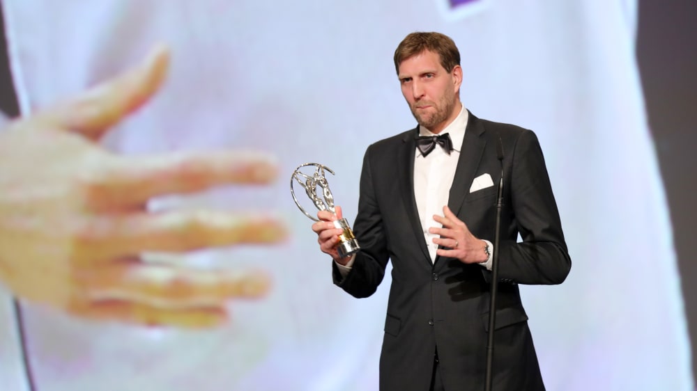 Wurde für sein Lebenswerk geehrt: Dirk Nowitzki.