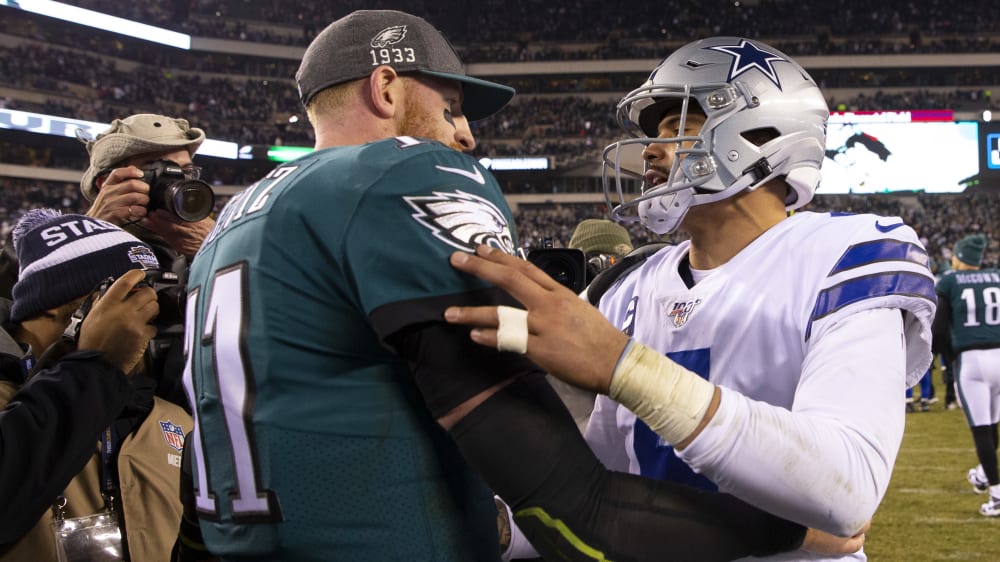 Carson Wentz und Philadelphia gegen Dak Prescott und Dallas