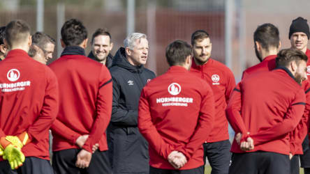 Jens Keller beim Training des 1. FC Nürnberg
