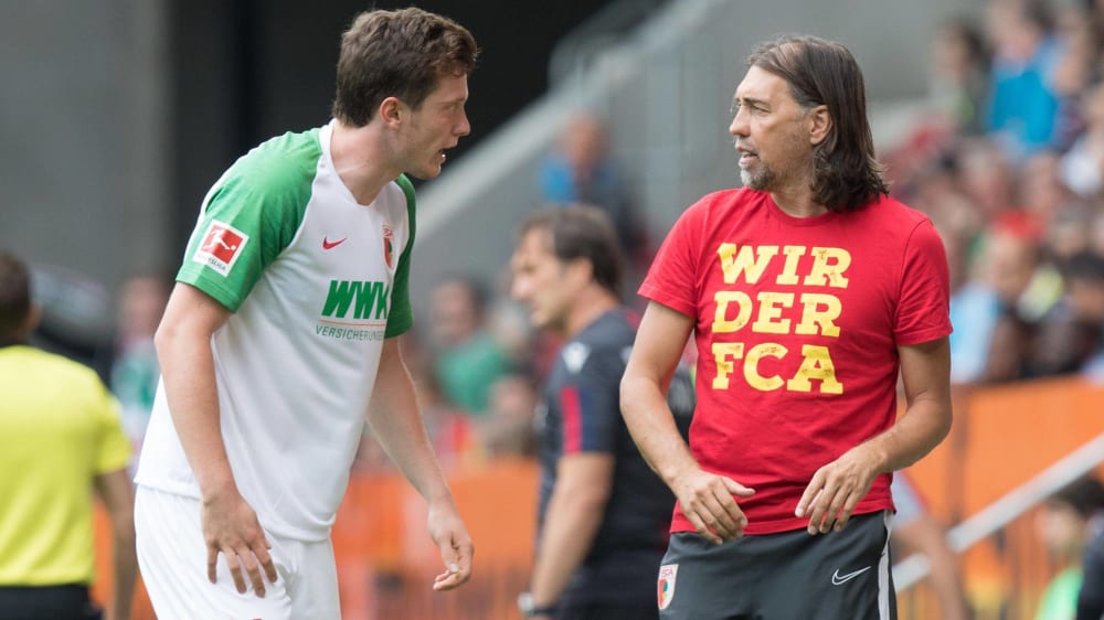 Schafft es Michael Gregoritsch in den Kader von Augsburgs Trainer Martin Schmidt?