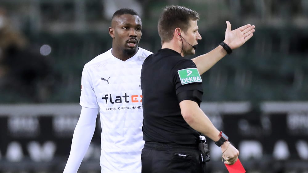Sah gegen Hoffenheim vollkommen zu Recht die Rote Karte: Marcus Thuram.