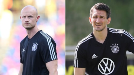 Spezialisten im Hintergrund beim DFB: Krunoslav Banovcic und Nicklas Dietrich.