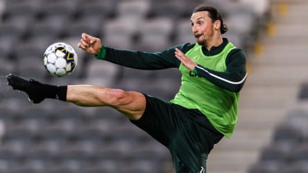 Zlatan Ibrahimovic ist Profi der AC Mailand.