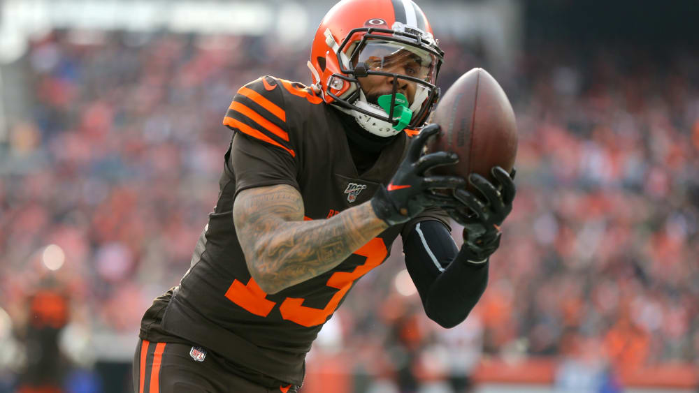 Odell Beckham Junior steht mit den Cleveland Browns bei 3:1-Siegen.
