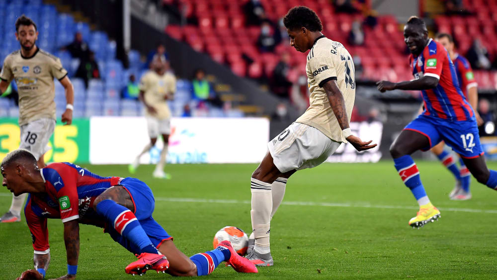 Marcus Rashford erzielt das 1:0