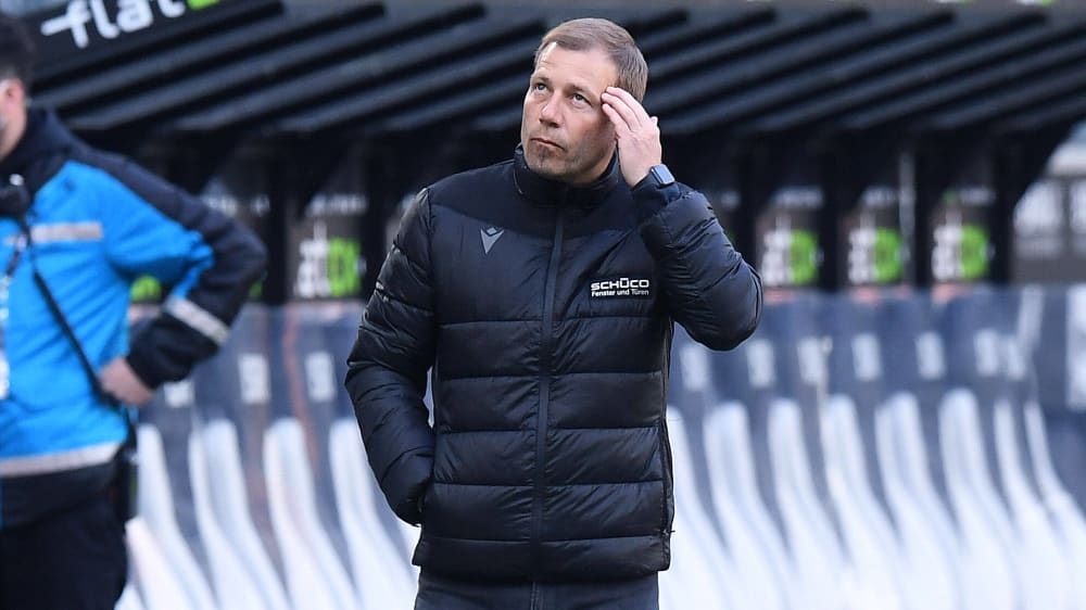 War mit der Leistung seiner Mannschaft gegen den BTSV einverstanden: Bielefelds Coach Frank Kramer.