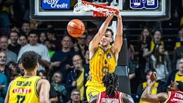Basketball Berlin 08.03.2026 Saison 2025 2026 EasyCredit BBL 1. Bundesliga Männer, Herren Alba Berlin - Fitness First Würzburg Baskets Malte Delow (Alba Berlin, No.06) *** Basketball Berlin 08 03 2026 Season 2025 2026 EasyCredit BBL 1 Bundesliga Men, Men Alba Berlin Fitness First Würzburg Baskets Malte Delow Alba Berlin, No 06