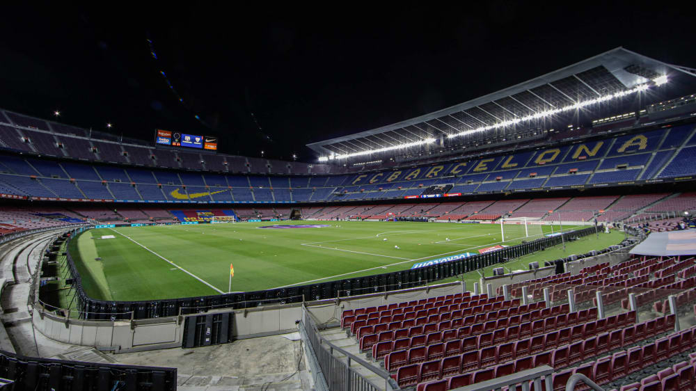 Das Camp Nou blieb während Corona wie so viele Stadien bislang leer.