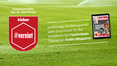 Gemeinsam helfen - und zur Belohnung kicker lesen